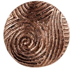 Round Wave Shape Antique Copper Aluminium Cabinet Knob